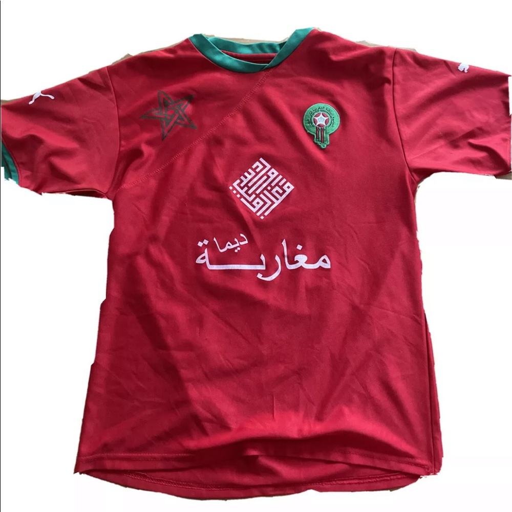 Official Puma Moroccan Soccer Federation Jersey